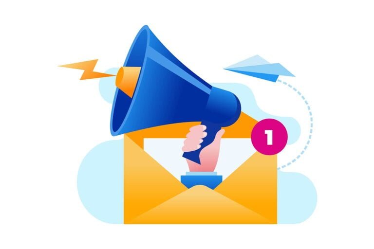 E-Mailing-Kampagne für Handel und Verkauf